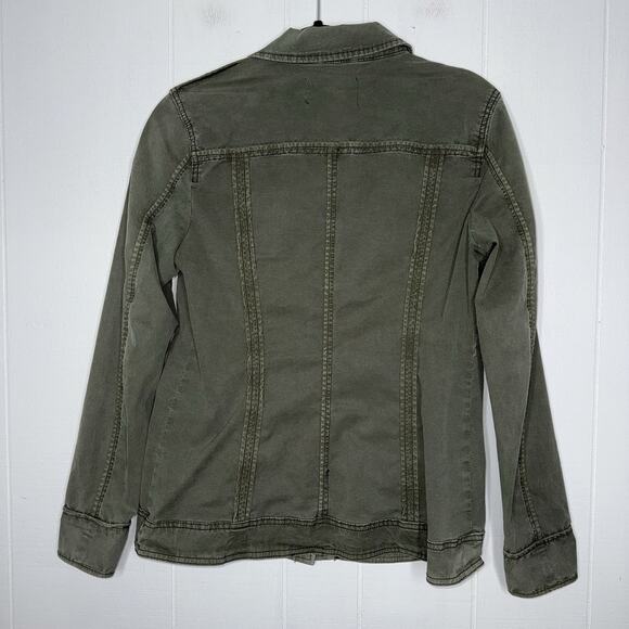 Anthropologie Women’s Green Military Field Jacket Worn On TV The Society Size S - Picture 2 of 6